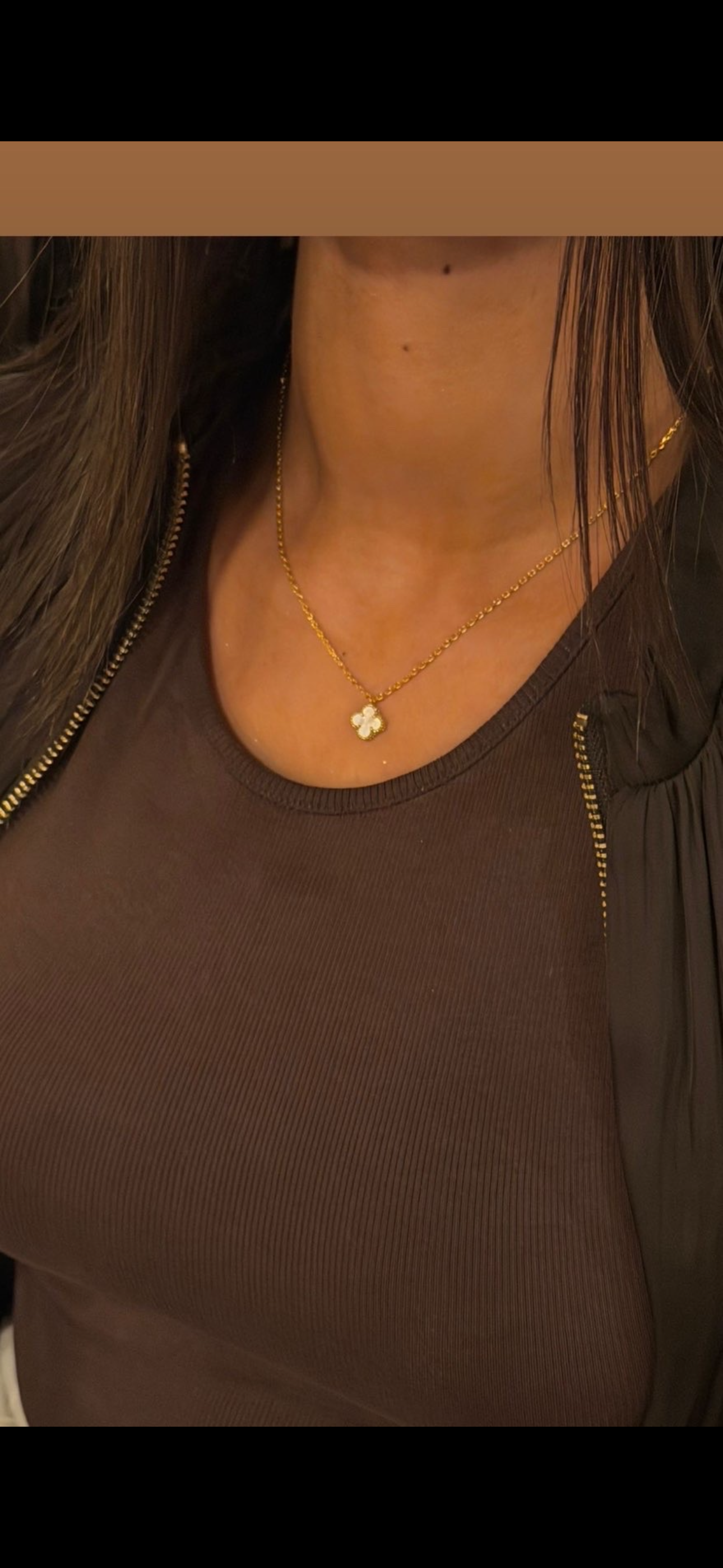 Collier VC mini blanc