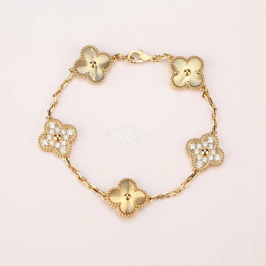 BRACELET VC DORE STRASS