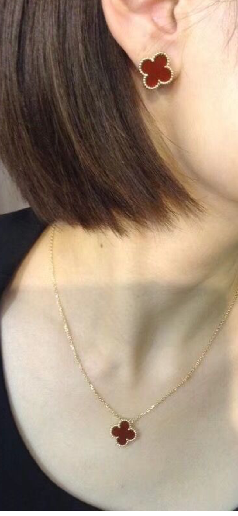 COLLIER MÉDIUM VC BORDEAU
