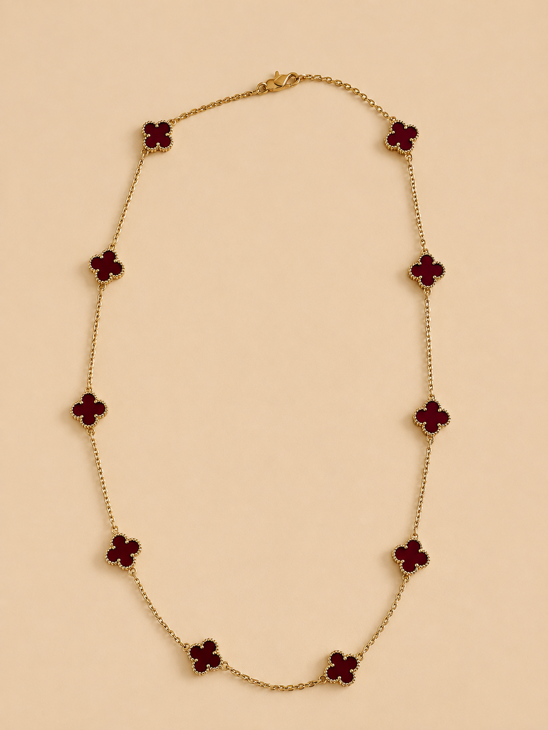 COLLIER VC TEN MINI BORDEAUX