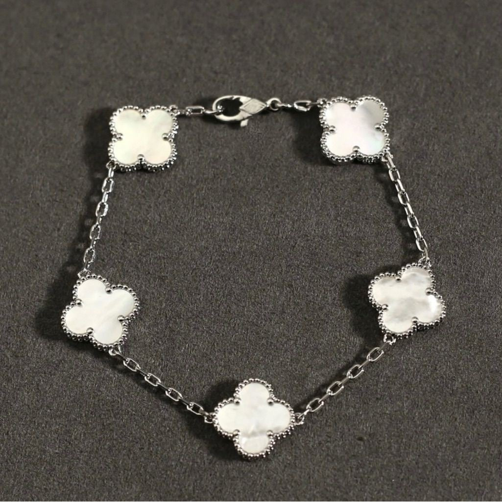 BRACELET VC BLANC SILVER