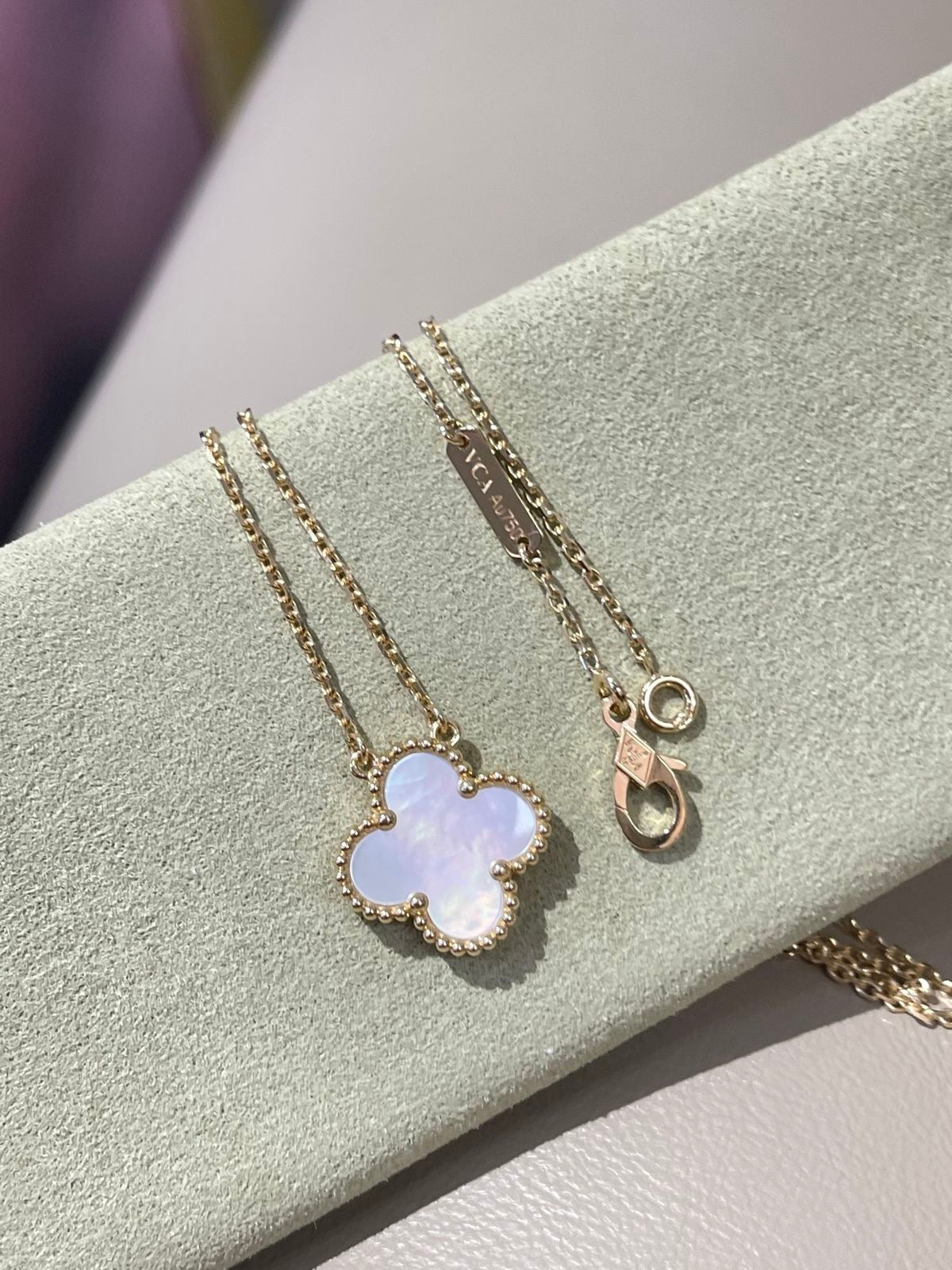 COLLIER VC MEDIUM BLANC