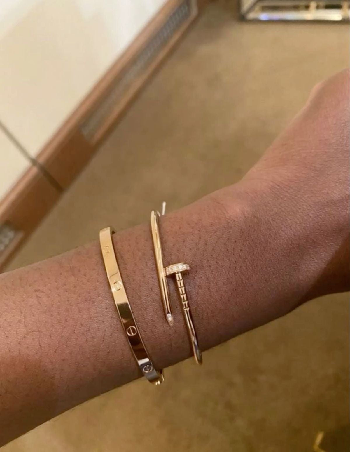 BRACELET CLOU STRASS