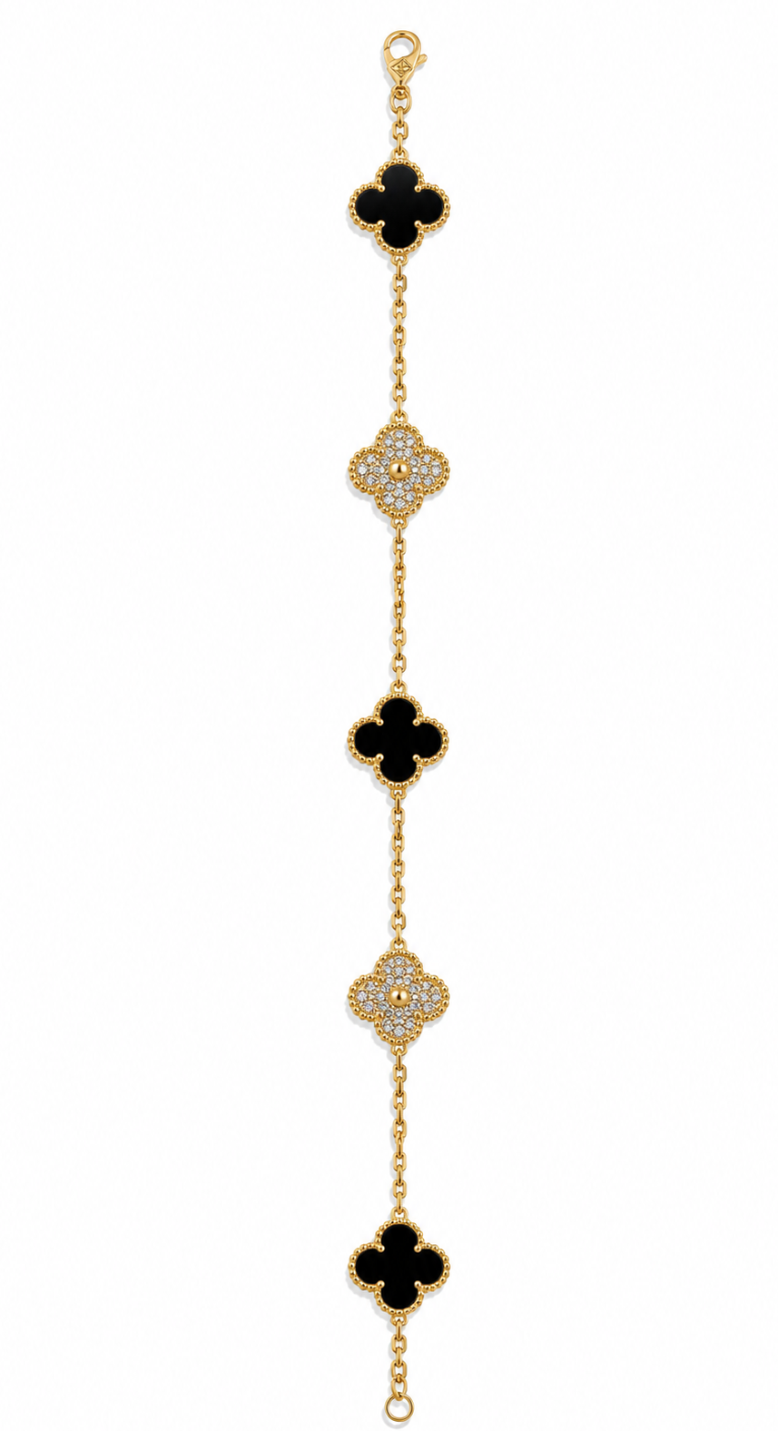 BRACELET VC NOIR GOLD