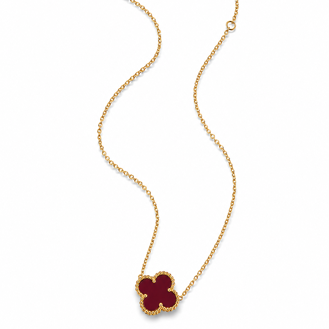 COLLIER MÉDIUM VC BORDEAU