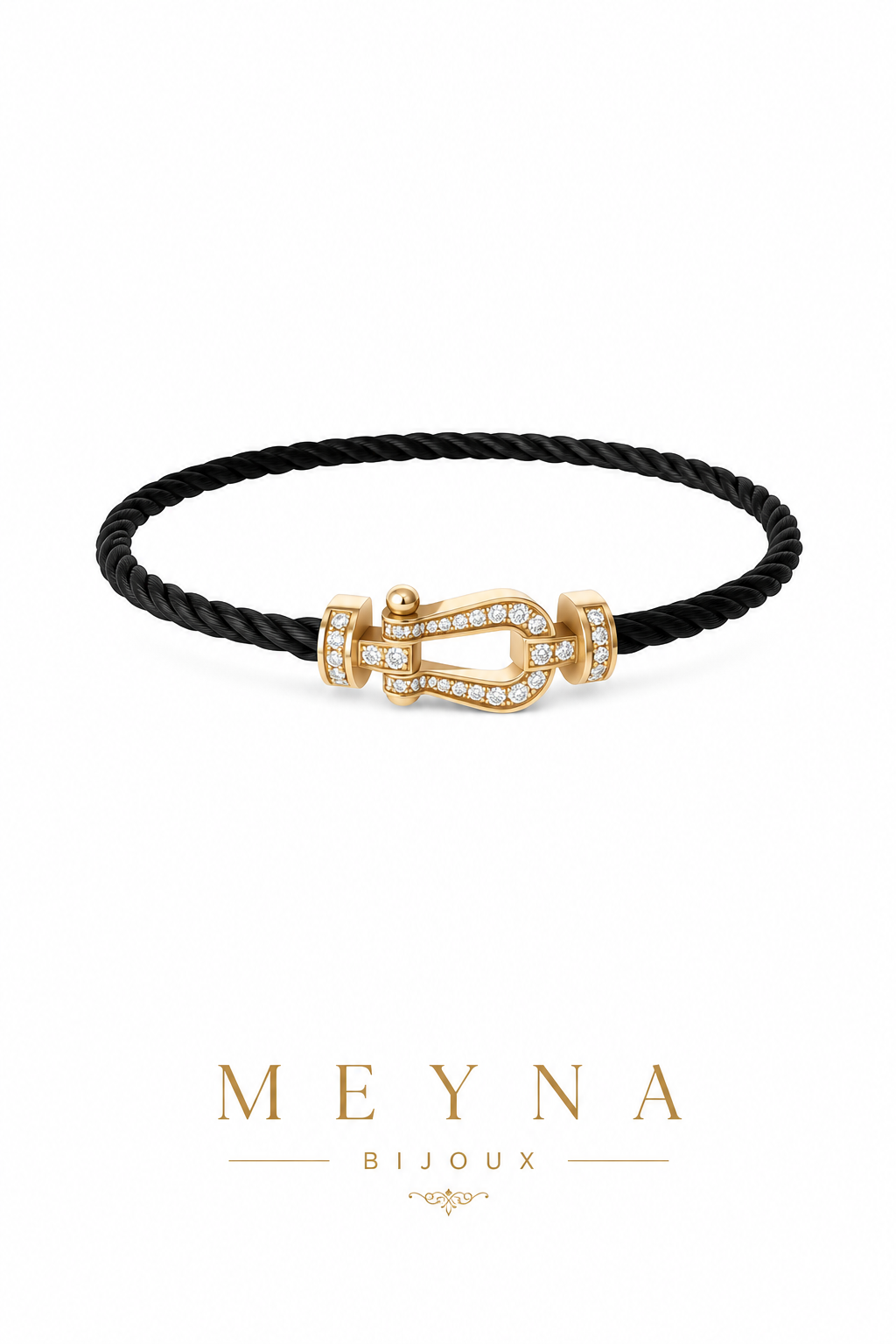 BRACELET FEN NOIR GOLD