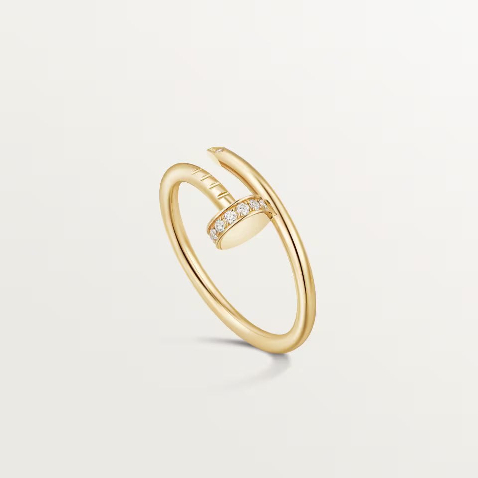 BAGUE CLOU SEMI STRASS