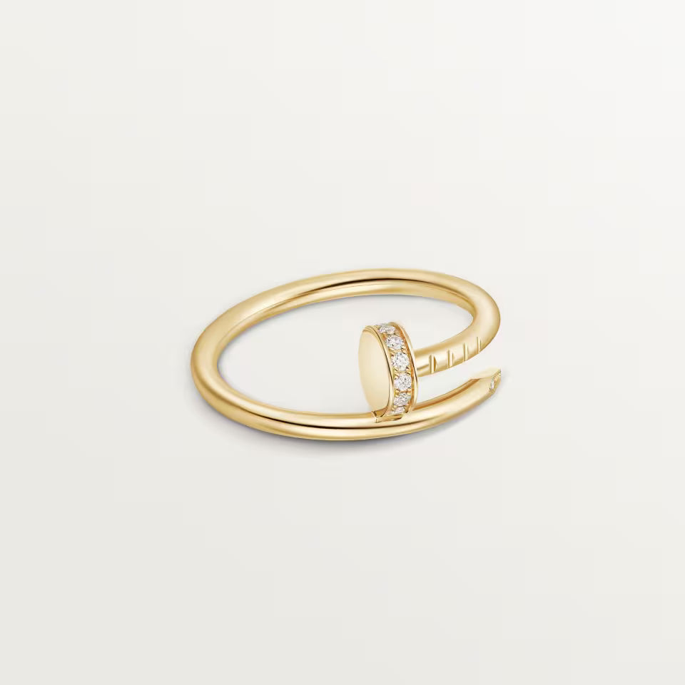 BAGUE CLOU SEMI STRASS