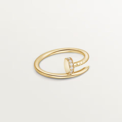 BAGUE CLOU SEMI STRASS