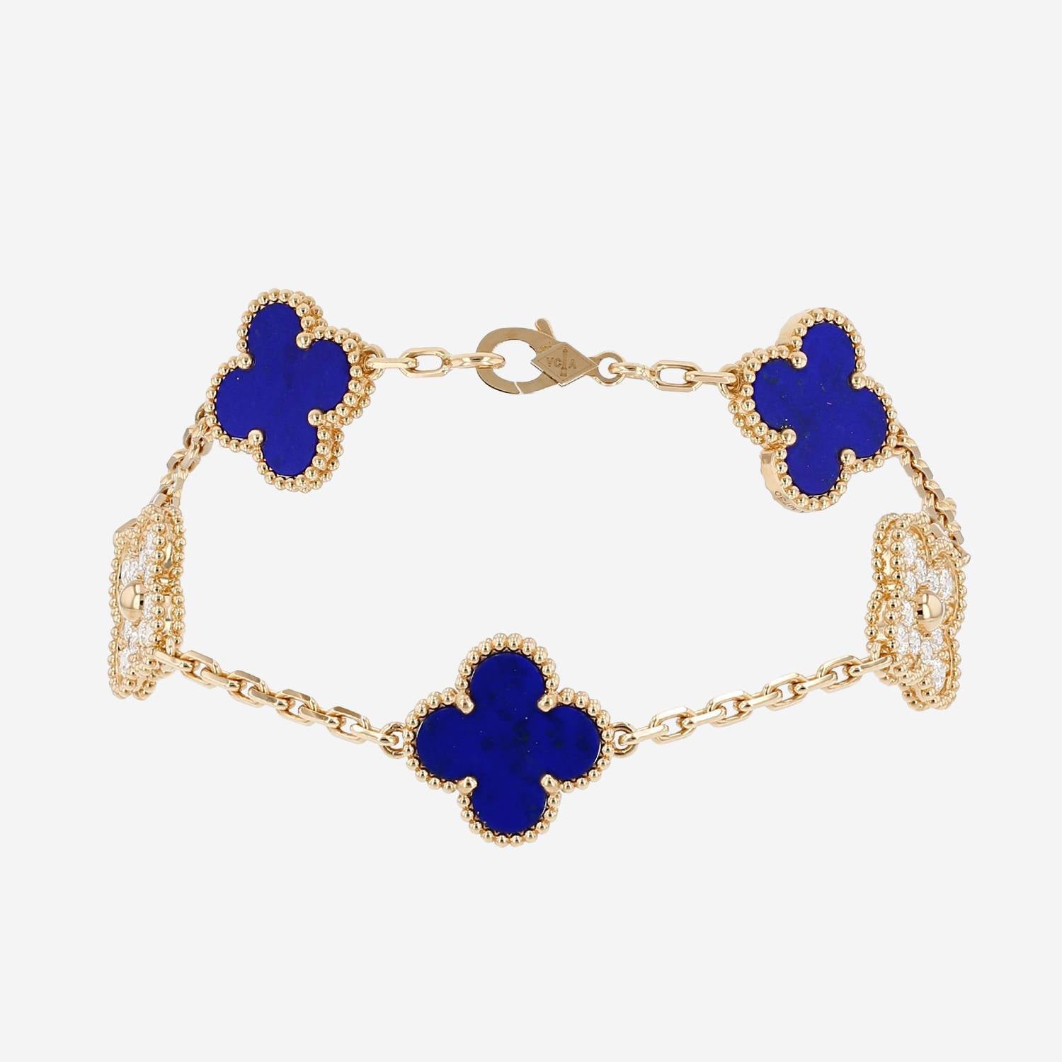 BRACELET VC BLUE STRASS