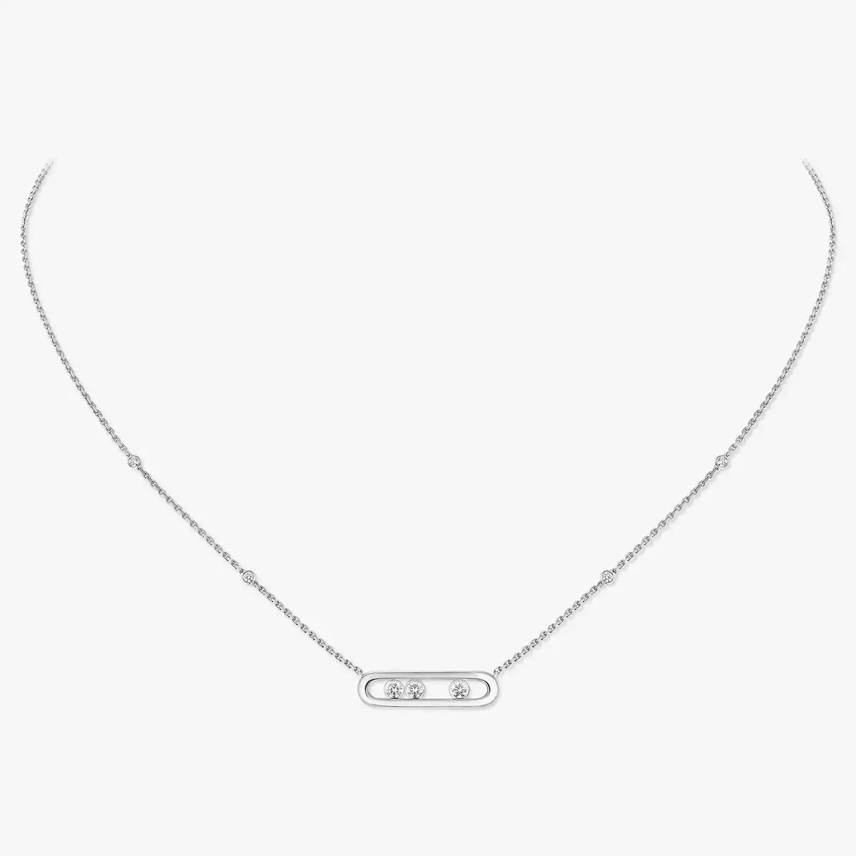COLLIER MOOV SILVER