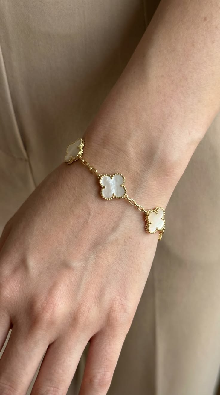 BRACELET VC BLANC